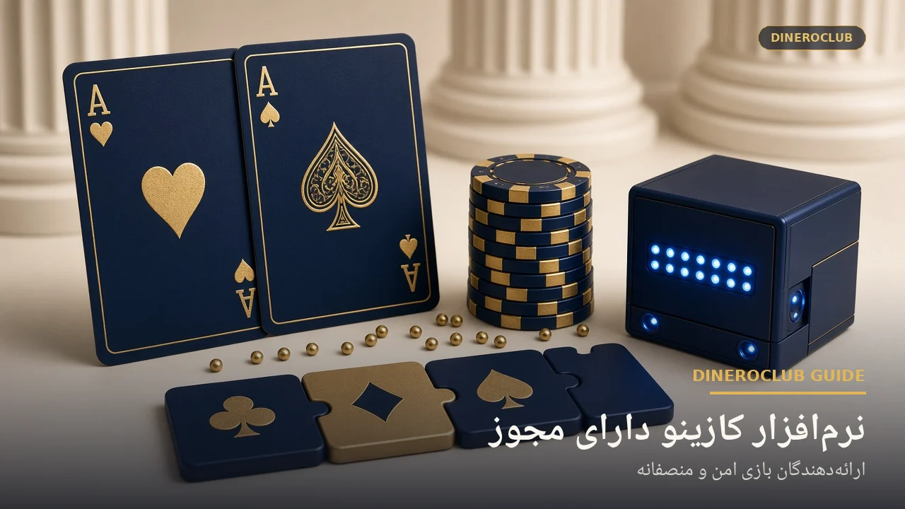 نرم‌افزار و ارائه‌دهندگان بازی کازینو دارای مجوز در سایت شرط بندی